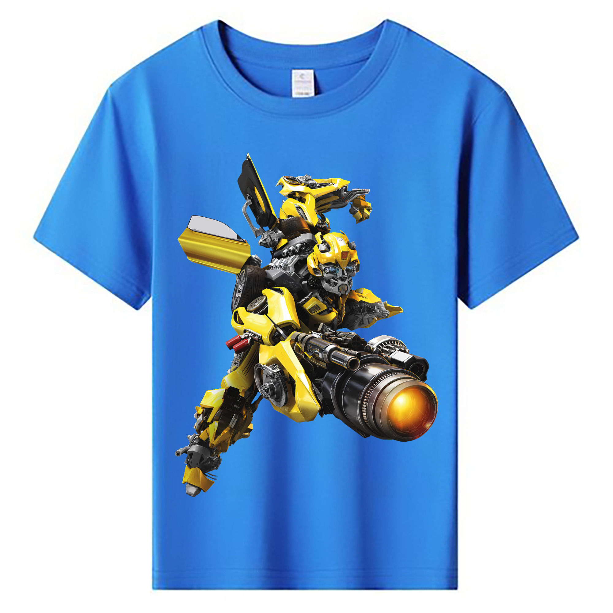 （画像用） Transformers トランスフォーマー 綿100％キッズTシャツ（フロントプリント）